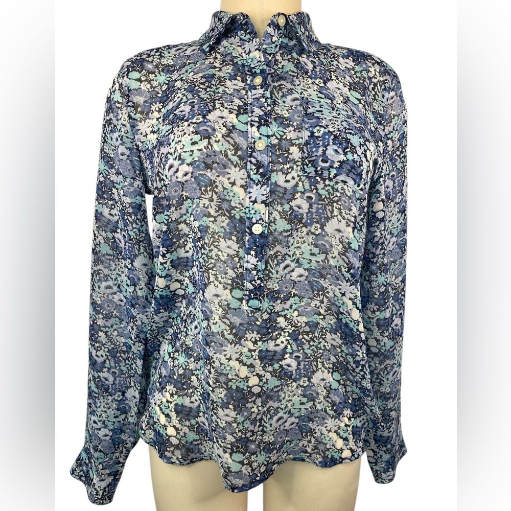 Loft Long Sleeve Pullover Blouse Women’s Small - Picture 1 of 4